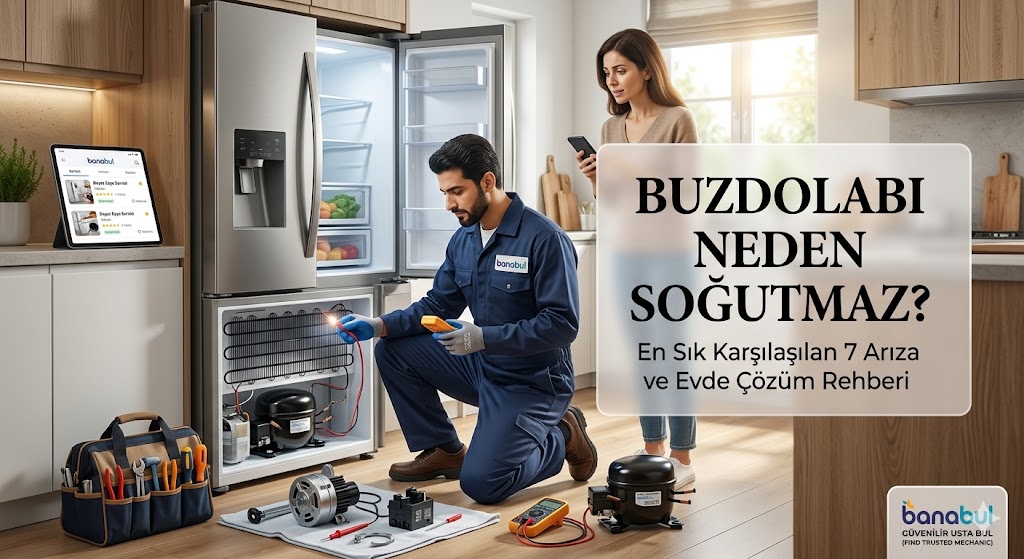 Buzdolabınız Soğutmuyor mu? Servis Çağırmadan Önce Kontrol Etmeniz Gereken 7 Nokta