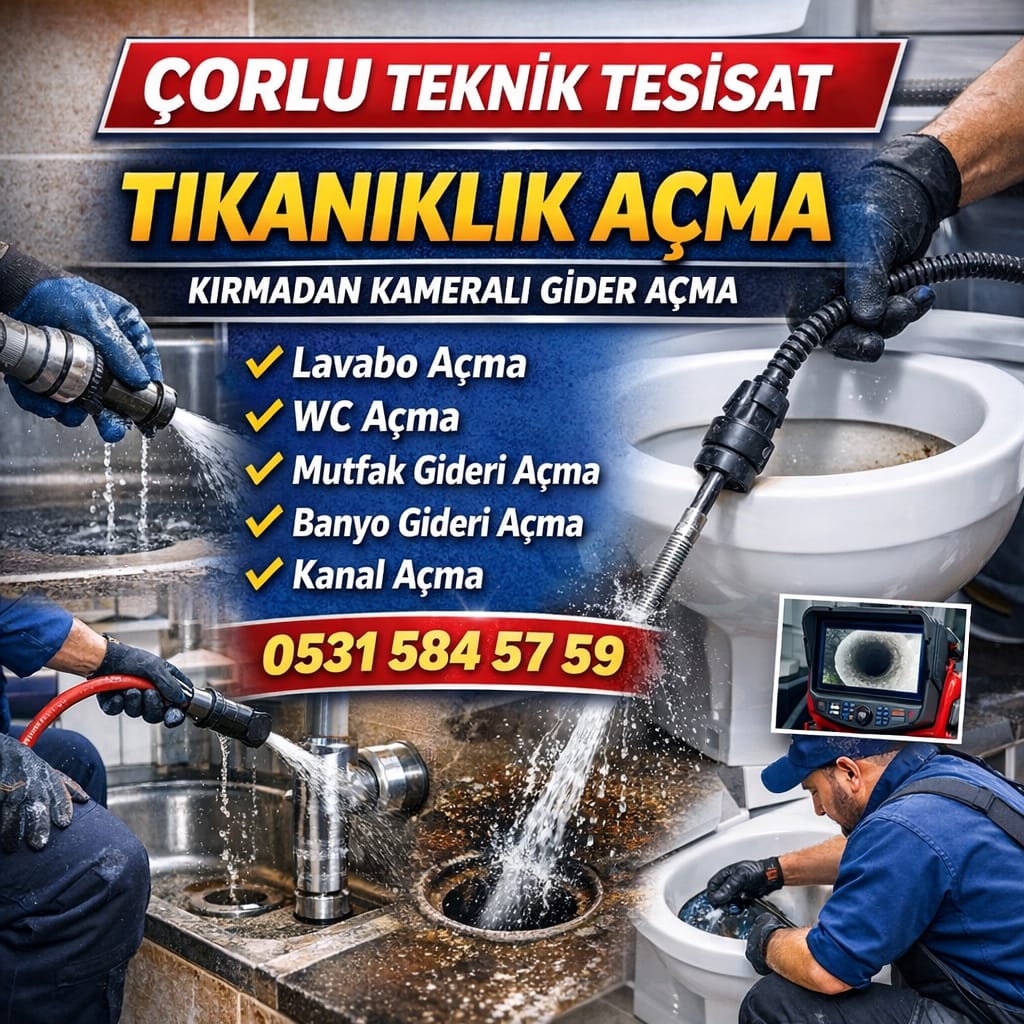 Çorlu Teknik Tesisat | Tekirdağ  Su Tesisatçısı  Hizmetleri